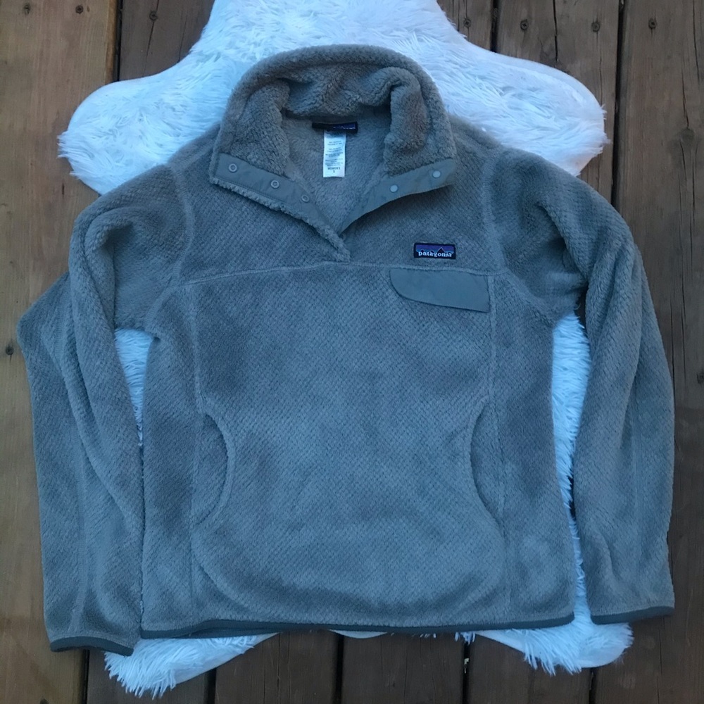 Women’s Synchilla Snap Pullover Solid Gray - image 3
